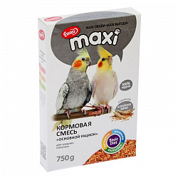 Ешка Maxi кормовая смесь корм для попугаев средних основной рацион 750гр