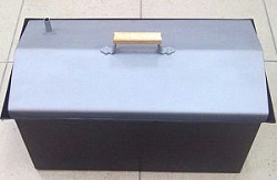 Коптильня двухъярусная 450*200*230 (1.5мм) окрашенная в коробке