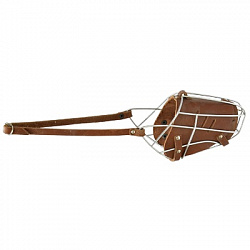 Намордник металл+кожа №3 (колли)