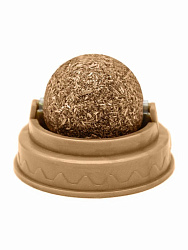 PerseiLine Лакомство для кошек Шарик с мататаби и кошачьей мятой на подставке 5*4см