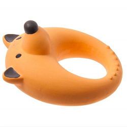 Игрушка для собак латекс Кольцо-лиса 11см L-431