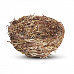 Гнездо для птиц NATURAL из луговых трав, d110*45мм Triol
