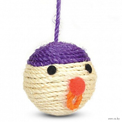 Игрушка для кошек Мяч мордашка 6,5см 2009S