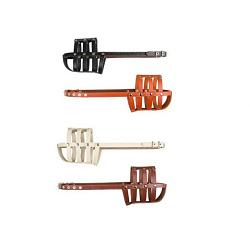 Намордник кожа Ч Лайка АРТ308