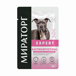 Мираторг Expert Gastrointestinal консервы для собак Бережная забота о пищеварении кусочки в соусе 85гр