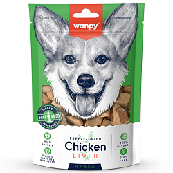 Wanpy Dog сублимированное лакомство для собак "Куринная печень" 40гр
