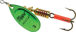 Блесна Mepps AGLIA Platium OR/VERT №2 4,5гр. 50928