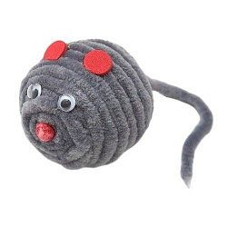 Игрушка для кошек Верные Друзья Мышонок плюшевый 6,5см