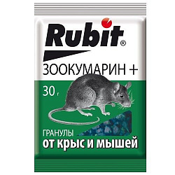 Rubit ЗООКУМАРИН+ гранулы 30гр 