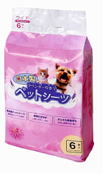 Пеленки впитывающие для животных HAKASE AREKKUSU ароматизированные 45*60 6шт