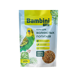 Bambini Pets корм для попугаев волнистых 400 г 