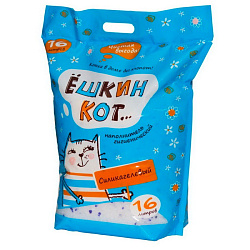 Ёшкин кот впитывающий силикагелевый наполнитель 16л 