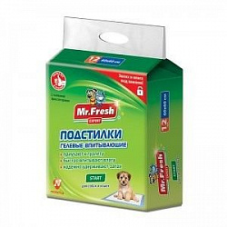 Пеленки впитывающие для животных Mr. Expert Start60*60 (уп.12шт) F505