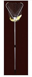 Подсачек телескопический FIX d-50мм. сетка плетёнка, ручка нержавеющая сталь 146мм FFSBS-50-146