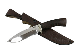 Нож "Скиф", кован,полированный ст.95х18, венге, литьё