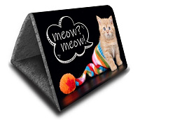 Дом PerseiLine Дизайн Шалаш+лежанка 46*36*46см котенок и вязаная шапка