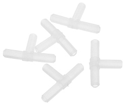 Тройник для трубки 4мм(5шт) 074