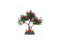 Растение аквариумное дерево зелено-фиолетовое 22см Уют ВК404