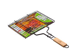Решётка гриль LESNIKOVO универсальная малая  №2 350х260х16 РГУ2