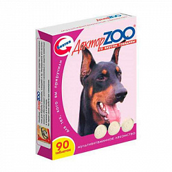 Доктор ZOO № 90 для собак говядина 