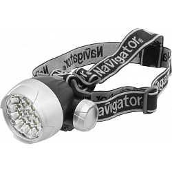 Фонарь Navigator NPT-H01-3AAA налобный 4 режима 25LED, блистер 94946 