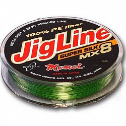 Шнур JigLine Super Silk 0,10мм 7,8кг 100м хаки