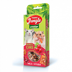 Лакомство для грызунов Happy Jungle Prestige Корзинки мед/ягоды 3шт J503