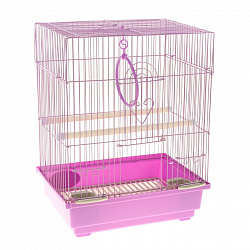 Клетка для птиц №1  30*23*39см прямоугольная комплект 105