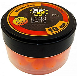 Бойлы Lion Baits Pop-Up 10мм 25гр Super Crab