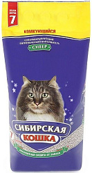 Сибирская Кошка Супер комкующийся наполнитель 7л