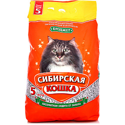 Сибирская Кошка Бюджет Впитывающий наполнитель 5л
