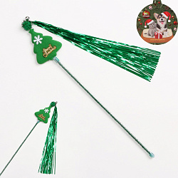 Дразнилка для кошек с бубенчиком "Новогодняя ёлка" 30см