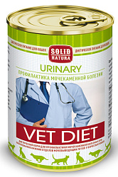 Solid Natura VET Urinary диетический влажный корм для кошек профилактика мочекаменной болезни 340гр
