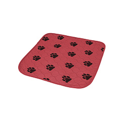 Пелёнка впитывающая многоразовая Zoo One бордовая 53*53 см 5353M-BD