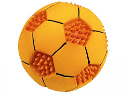 Игрушка для собак латекс Мяч футбольный 10см L-439