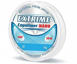 Леска EXTRIME Copolimer Nano30м (EXCO3018, 0.18мм, 30 метров, 4.75 кг, прозрачная)