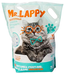 Mr Lappy впитывающий силикагелевый наполнитель 7,6л