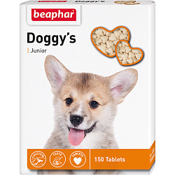 Beaphar Doggy`s Junior витамины сердечки для щенков 150 таблеток