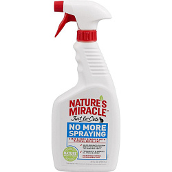 Средство антигадин для кошек Nature’s Miracle No More Spraying спрей 710 мл 