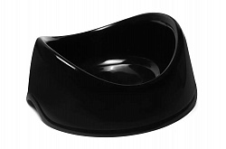 Миска Инь Янь пластиковая черная 250мл