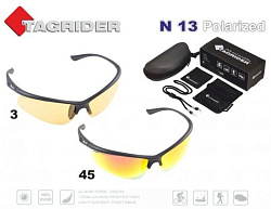 Очки поляризационные Tagrider N13-45 Gold Red Mirror