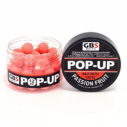 Бойлы GBS Baits Pop-up  плавающие (банка) 10мм 40гр Маракуйя