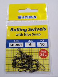 Вертлюг c застежкой Marlins SH2004-007 