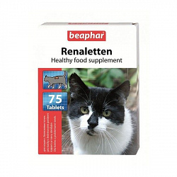 Beaphar Renaletten лакомство для кошек для профилактики МКБ 75 таблеток