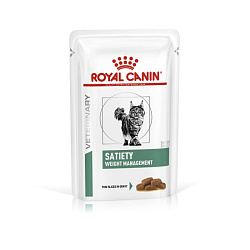 Royal Canin Veterinary Satiety Weight Management диетический влажный корм для кошек контроля снижение веса в соусе 85гр