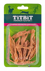 TiTBiT Б2-S лакомство для кошек филе куриное соломка 22гр