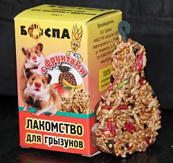 Лакомство для грызунов БОСПА ЭКО Груша с фруктами 3шт 100гр