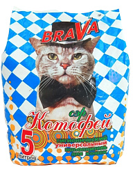 BraVa Сэр Котофей универсальный впитывающий наполнитель 5л