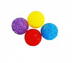 Игрушка для кошек Мяч погремушка Кристалл 4см ИУ78 Уют