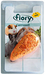 Fiory био-камень для грызунов Carrosalt с солью в форме моркови 65 г
